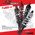 Shock Shockbreaker RCB A3 Untuk PCX160 PCX 160 365mm Non Tabung